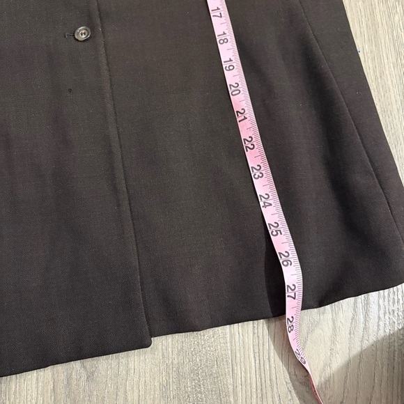 Vtg Jones New York Brown Wool Blazer Made in USA Women’s Size 12 Career Academia - Picture 7 of 15